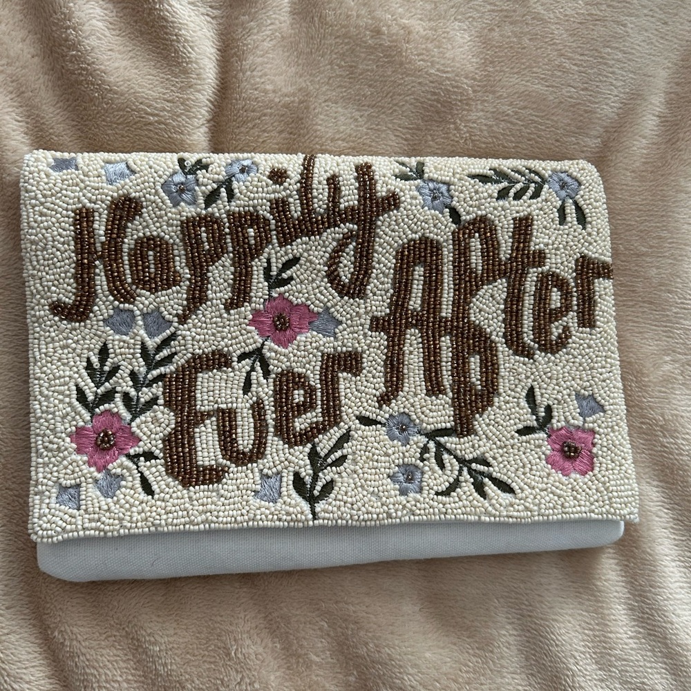 Beautiful beaded clutch